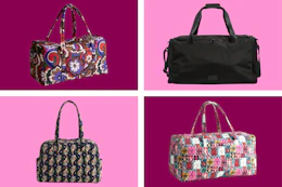 4 Vera Bradley travel bags