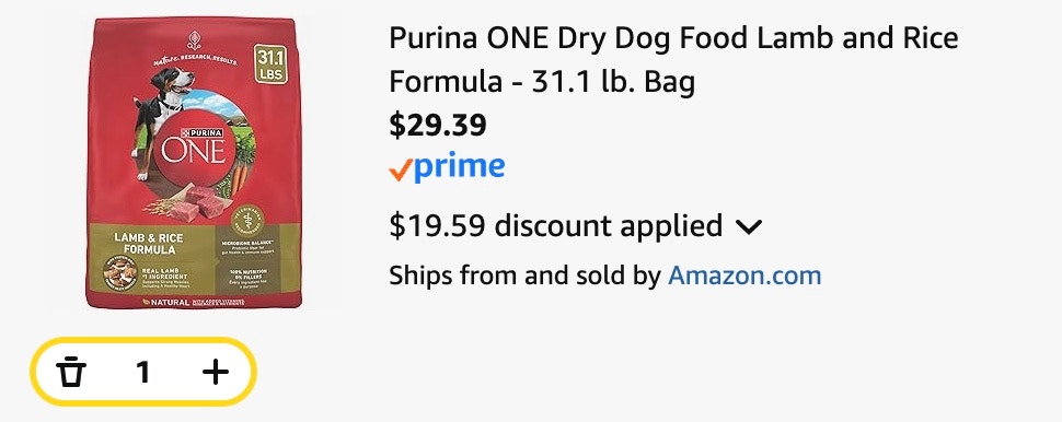 Purina ONE Dry Dog Food