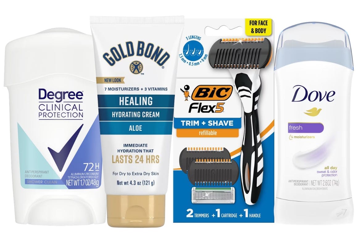 4 Personal Care Items