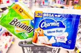 Charmin and Bounty Paper Products, Only $7.99 Each at Walgreens card image