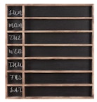 StyleWell Wooden 7-Day Chalkboard