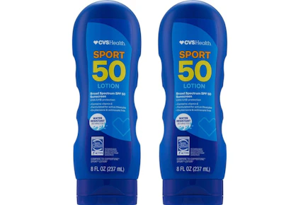 2 CVS Sport Sunscreens