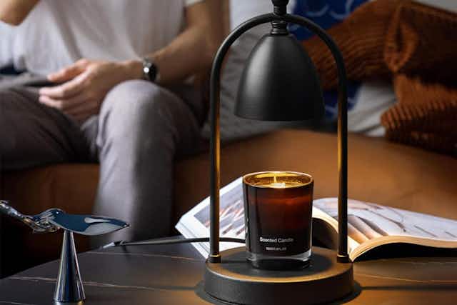 Candle Warmer Lamp With Timer, Just $15 on Amazon  card image