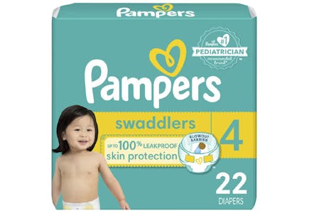 4 Pampers Diapers
