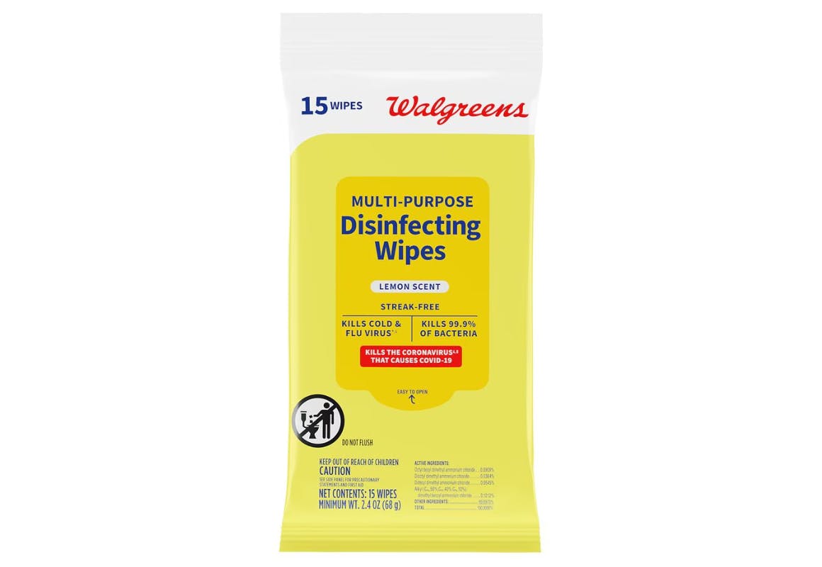 2 Walgreens Disinfecting Wipes