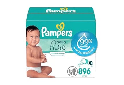 2 Pampers Baby Wipes 16-Packs