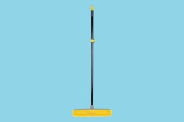 59-Inch Long-Handle Pet Hair Rubber Broom, Just $9.99 on Amazon card image