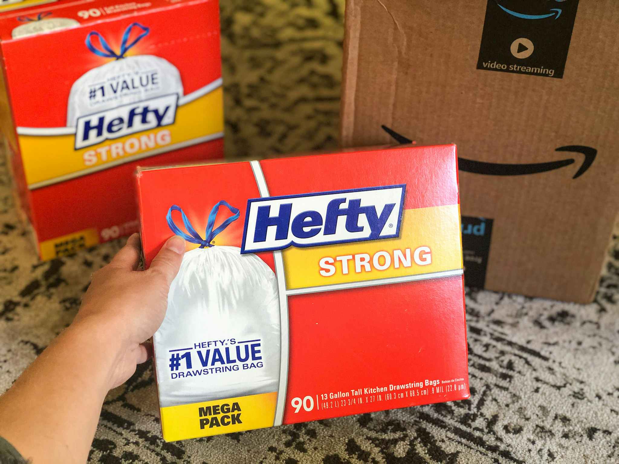 Hefty 90-Count Trash Bags, as Low as $10.39 With Amazon Coupon