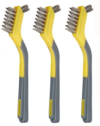 Amazon Basics Mini Wire Brushes 3-Pack