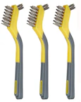 Amazon Basics Mini Wire Brushes 3-Pack