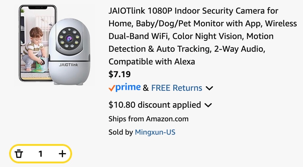 indoor security camera