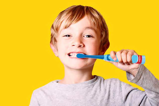 Colgate Kids' Bluey Battery-Powered Toothbrush, Just $2.27 Amazon card image
