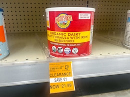 Earth's Best Organic Baby Formula Clearance, Only $22 Online at Walgreens card image