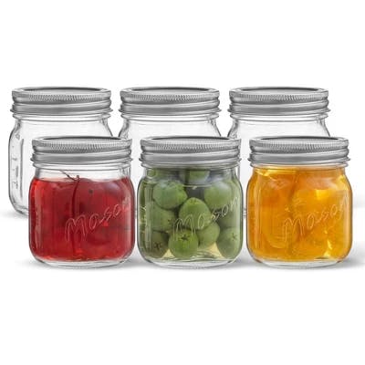 JoyJolt Mason Jars 6-Pack