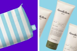 target beauty bag and products