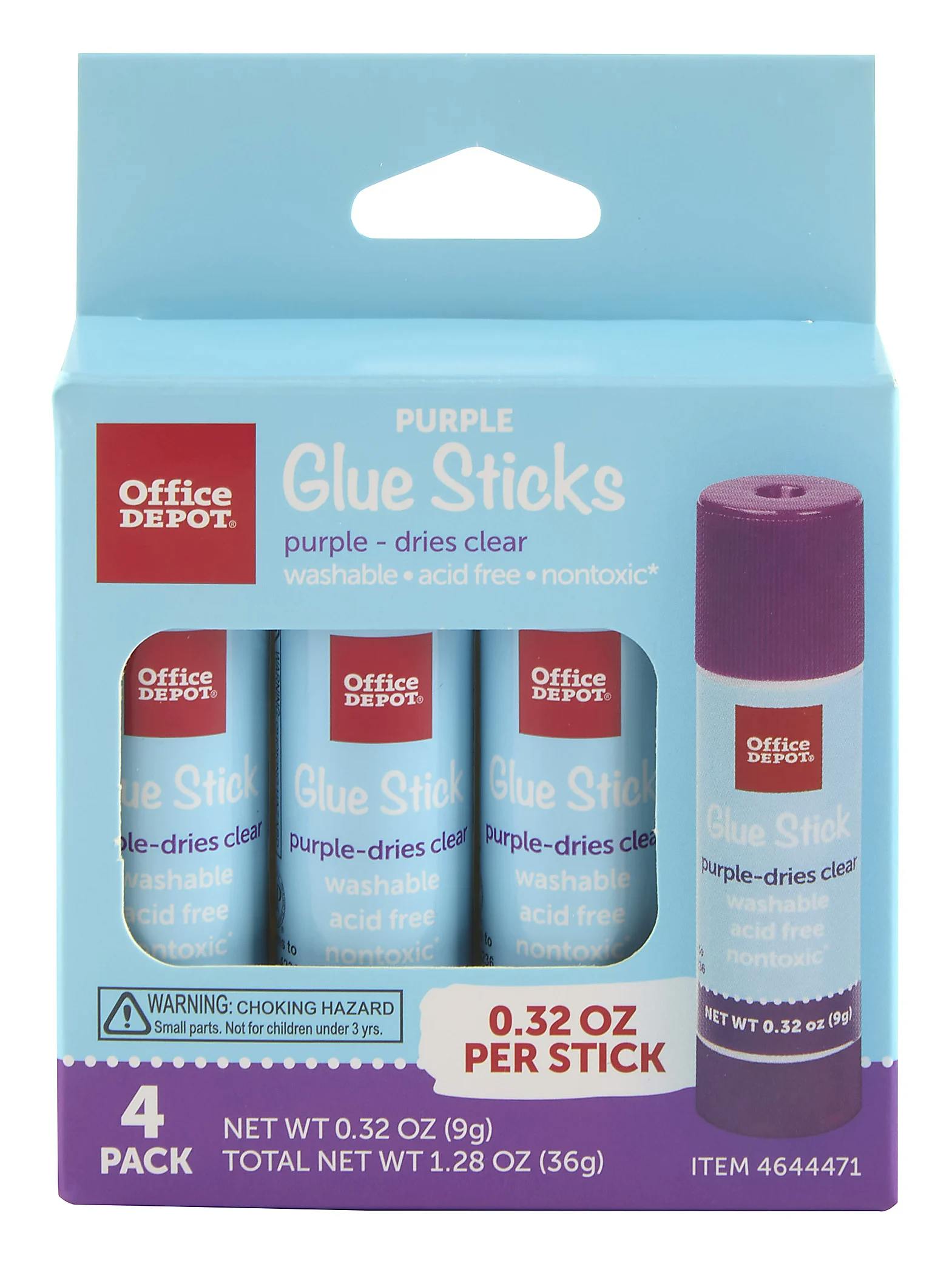 Office Depot Glue Sticks 4-Pack