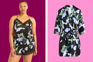 Walmart Joyspun women's pajama set and robe