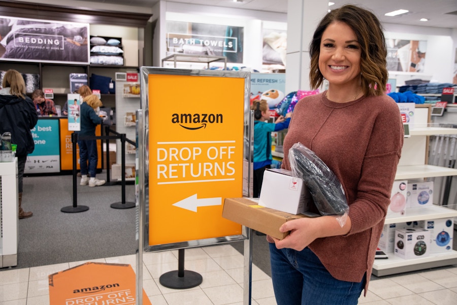 Take advantage of free Amazon returns at Kohl's.