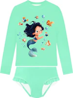 Kids' Long Sleeve Swimsuit Set
