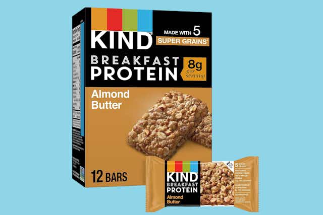 Kind Breakfast Bars, as Low as $2.39 on Amazon card image