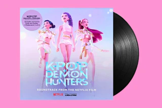 Kpop Demon Hunters Vinyl stock photo