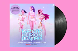 Kpop Demon Hunters Vinyl stock photo