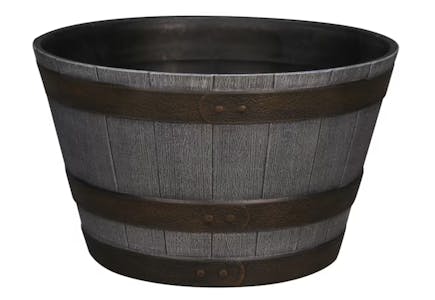 Style Selections Rustic Planter
