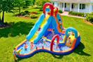 Lifestyle image of a Inflatable Water Slide Bounce House