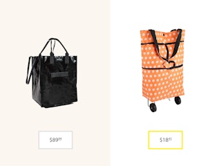 ciglow oxford cloth reusable-shopping bag with wheels from Amazon-