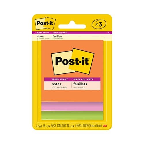 Post-it Super Sticky Notes 3-Pack