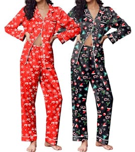 Women's Satin Pajama Sets