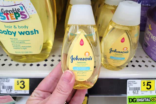 Johnson's Baby Wash, Only $1 With Dollar General Digital Coupon card image