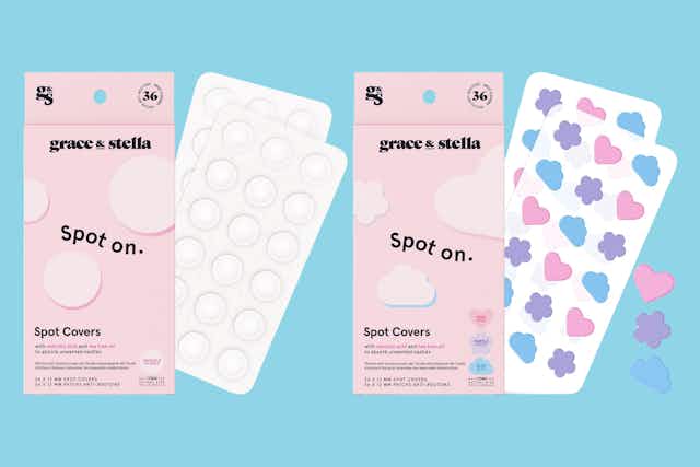 Grace & Stella Pimple Patches 36-Pack, as Low as $6.46 on Amazon card image