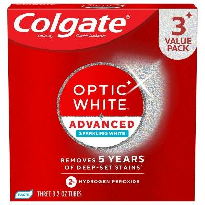 Colgate Optic White Toothpaste 3-Pack