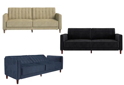 Mercury Row Velvet Convertible Sofa