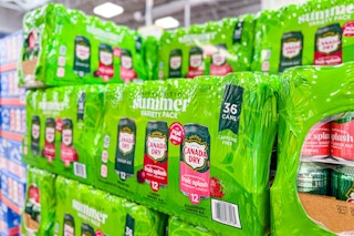 canada dry summer variety pack soda stack in store