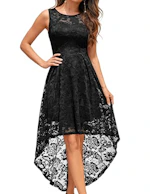Women's Floral Lace Cocktail Dress