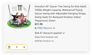 Saucer Tree Swing