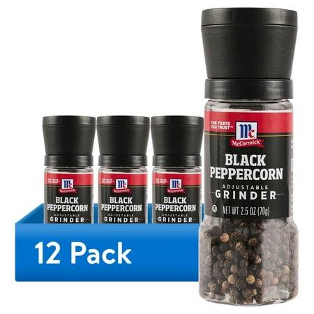 McCormick Black Peppercorn 12-Pack