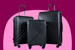 Walmart Travelhouse hardshell luggage set