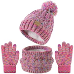Kids' Winter Hat, Scarf & Glove Set