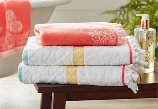 walmart the pioneer woman 4 piece bath towel set 4 1682970090 1682970090