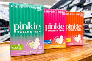 Small, Mini, and Regular Pinkie Tween & Teen pads