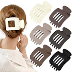 Flat Hair Claw Clips 6-Pack