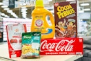 kroger matchup groceries on store shelf