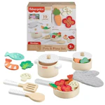 Fisher-Price Wooden Pots & Pans Set