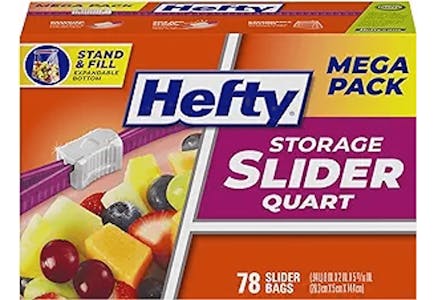 Hefty Slider Storage Bags