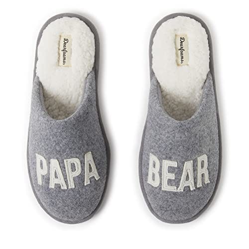 Dearfoams Men's Papa Bear Slippers