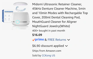 Amazon Ultrasonic Retainer Cleaner 2026 2