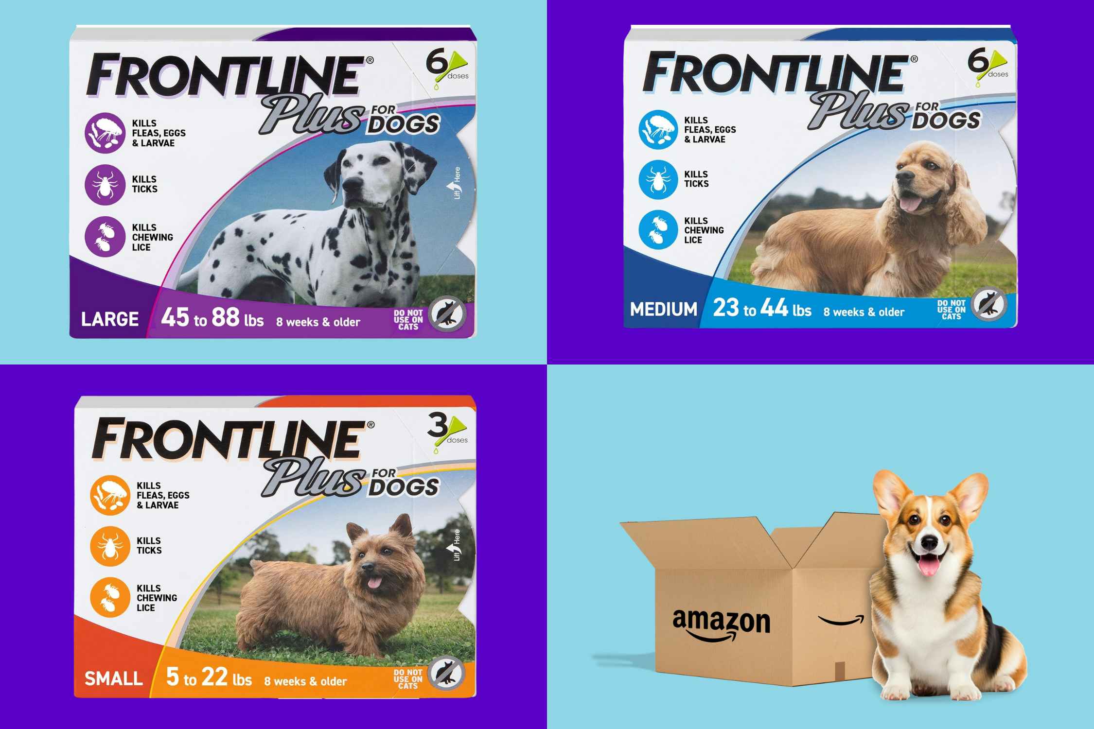 Frontline Plus Flea and Tick Treatments, as Low as $21.90 for Amazon Pet Day